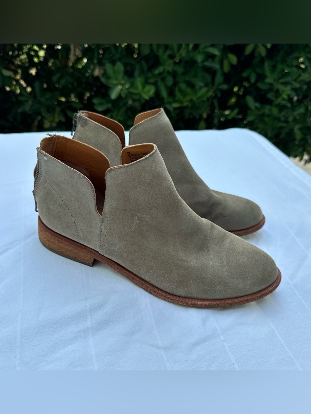 Korks-Ease renny booties leather suede taupe 7 - Picture 2 of 8
